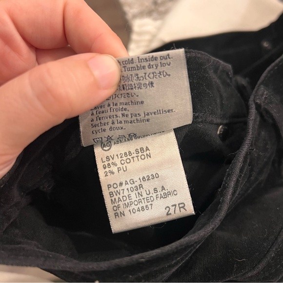 AG Adriano Goldschmied Women's‎ Black Skinny Jeans - Picture 9 of 9